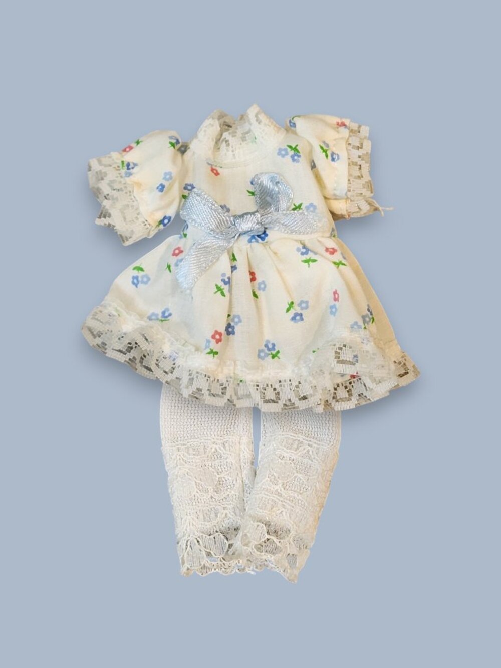 1975 Floral Dress Our Birthday Girl Outfits 5" Doll, Made in Hong Kong
